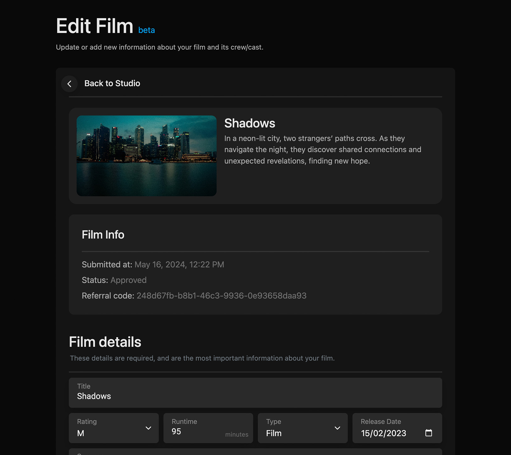 Editing a Film