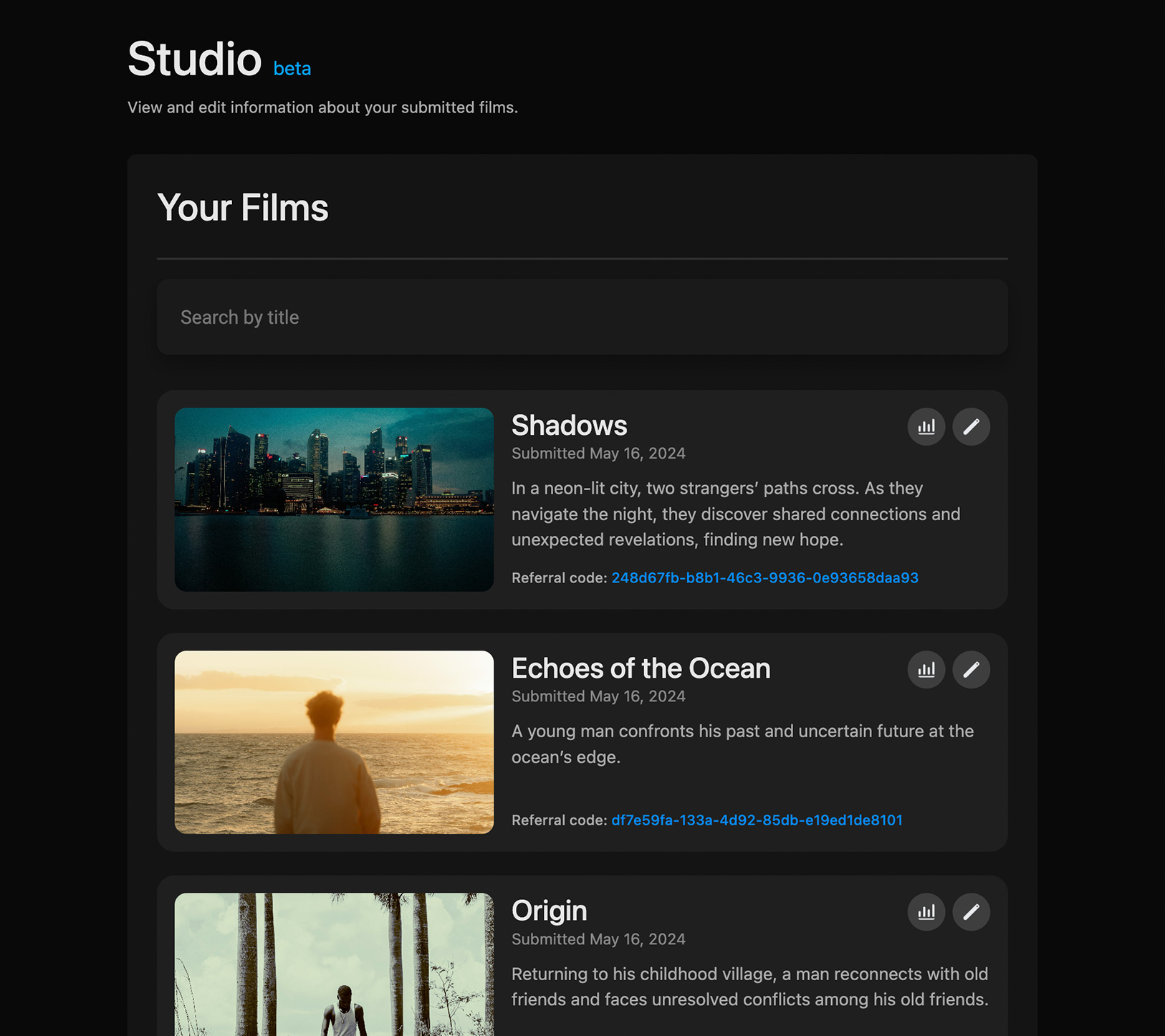 Studio Overview